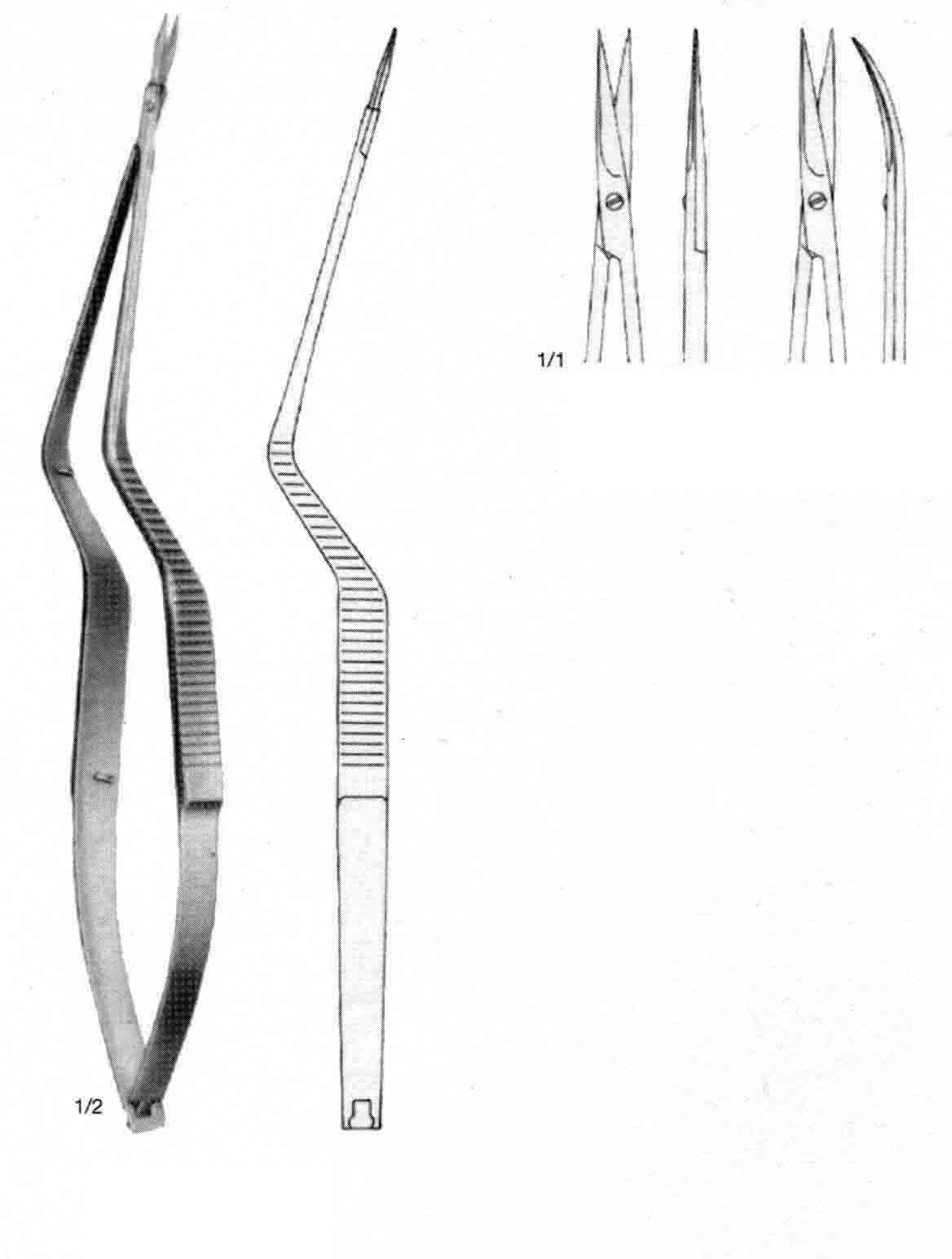 MİKRO MAKAS (BAYONET) 22.5 CM